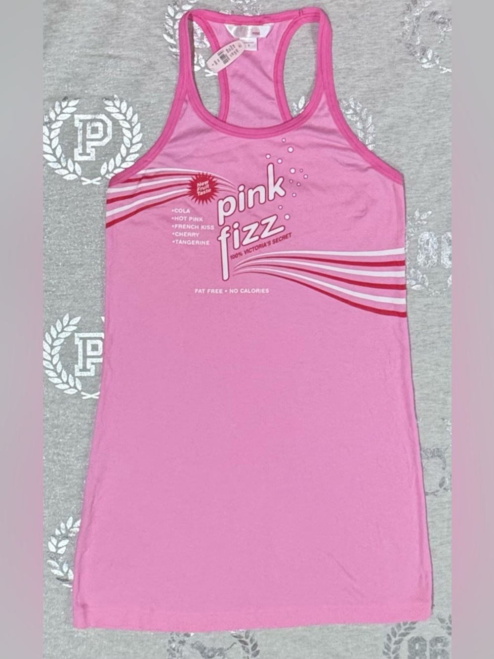 VS PINK VINTAGE “PINK FIZZ” SWIM COVER UP NWT